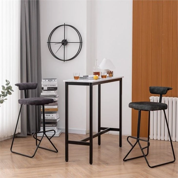 Fabric Cover Bar Chair