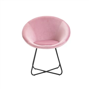 صندلی تفریحی پارچه مخملی Egg Chair صندلی فریم فلزی
